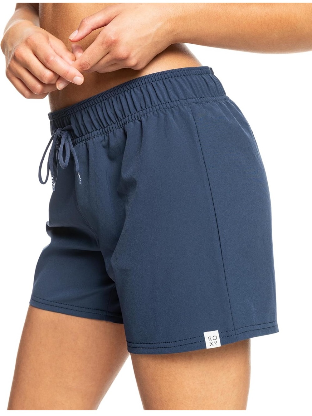 Roxy Board Shorts 5" Inseam Elastic & Drawcord Waist, Quick Dry L. 2484/bb12-2 - Picture 4 of 7
